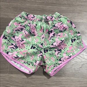 bcg Pink and Green Floral Shorts Relaxed Fit